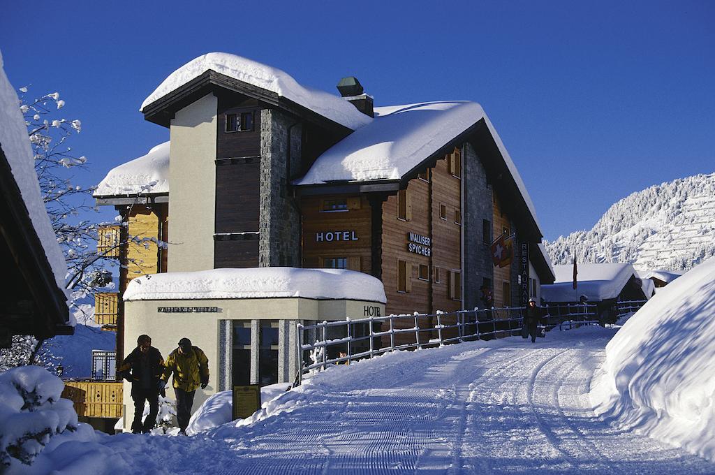 Swiss Chalet-Style Hotel Walliser Spycher Riederalp Exterior photo